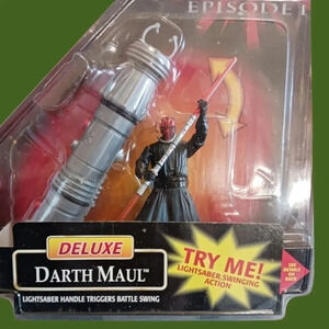 Star wars episode i deluxe figure darth maul "4"